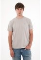 Tennis Camiseta Con Raqueta Estampada Gris Para Hombre de Tennis