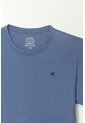Tennis Camiseta Azul Con Mini Raqueta Bordada Para Hombre de Tennis