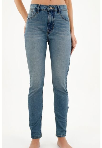 Tennis Jean Super Slim  Azul Para Mujer