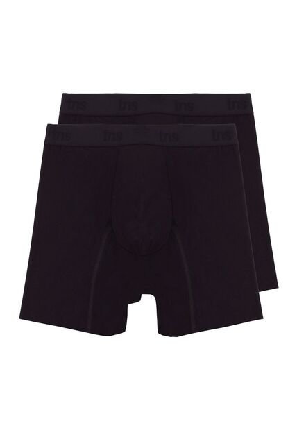 Tennis Bóxer Negro Duopack Para Hombre