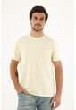 Tennis Camiseta Manga Corta Amarilla Para Hombre de Tennis
