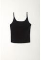 Tennis Camiseta Tipo Esqueleto En Tejido Liviano Negra Para Mujer de Tennis