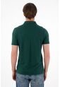 Camiseta Polo Manga Corta Verde Para Hombre de Tennis