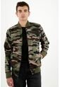 Chaqueta Tipo Bomber Estampado Camuflado Para Hombre de Tennis