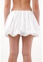 Tennis Falda Corta Tipo Globo Blanca Para Mujer de Tennis