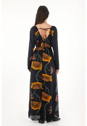 Tennis Vestido Estampado Con Detalles Cut Out Para Mujer