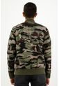 Chaqueta Tipo Bomber Estampado Camuflado Para Hombre de Tennis
