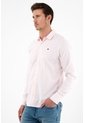 Camisa Rosada Manga Larga Para Hombre de Tennis