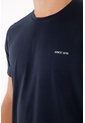Tennis Camiseta Jersey Con Mini Estampado Azul Para Hombre de Tennis