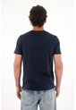 Tennis Camiseta Jersey Con Mini Estampado Azul Para Hombre de Tennis