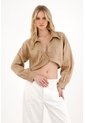 Tennis Camisa En 100% Lino Crudo Para Mujer de Tennis
