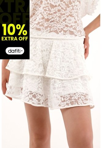 Tennis Falda En Encaje Con Boleros Para Mujer Tennis