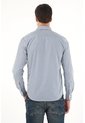 Tennis Camisa Azul Manga Larga Con Diseño A Rayas Para Hombre de Tennis