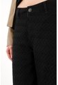 Tennis Pantalón Horseshoe Tiro Medio Negro Para Mujer de Tennis