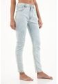 Tennis Jean Jegging De Tiro Alto Azul Claro Para Mujer de Tennis