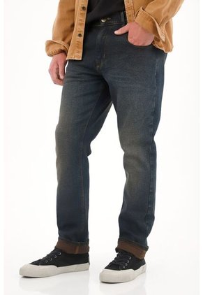 Tennis Jean Nudy Tono Oscuro Con Iluminaciones Azul Para Hombre