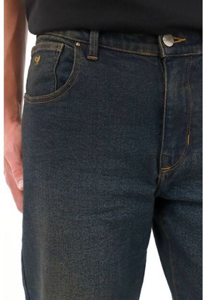 Tennis Jean Nudy Tono Oscuro Con Iluminaciones Azul Para Hombre