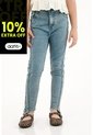 Jean Jegging Azul De Bota Asimétrica Para Niña de Tennis