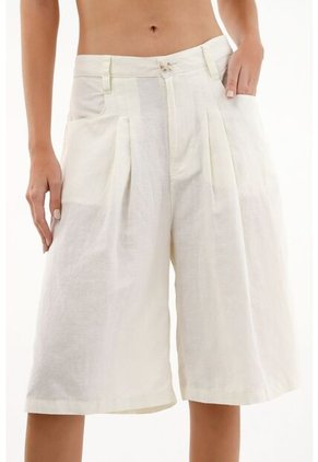 Tennis Bermuda Crudo Larga Para Mujer