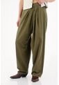 Tennis Pantalón En Drill Liviano Verde Para Mujer de Tennis