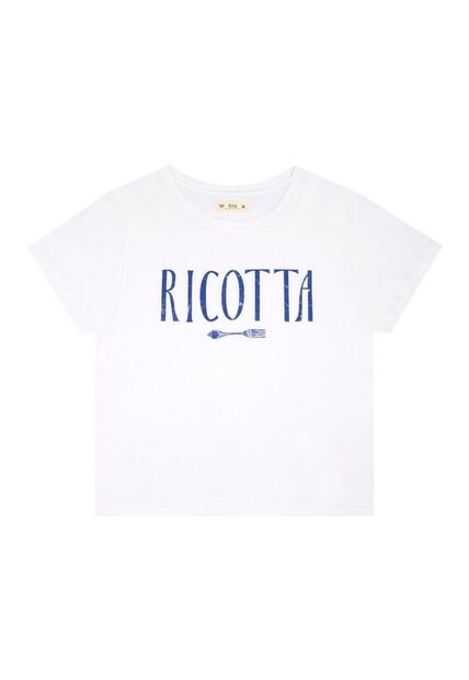 Tennis Camiseta Blanca Manga Corta Con Estampado Para Mujer