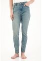 Tennis Jean Jegging Tiro Alto Azul Para Mujer de Tennis