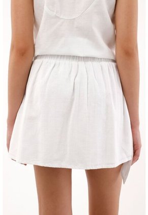 Tennis Falda Corta Con Diseño De Tapa Blanca Para Mujer