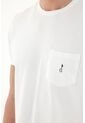 Tennis Camiseta Con Bolsillo Delantero Blanca Para Hombre de Tennis
