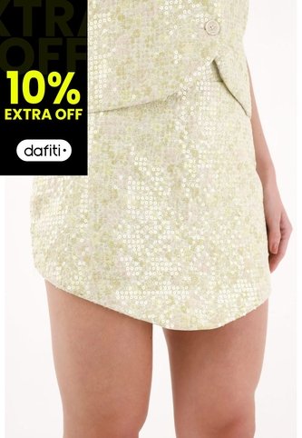 Tennis Falda Corta Con Lentejuelas Para Mujer Tennis