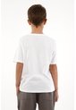 Camiseta Blanca De Manga Corta Para Niño de Tennis