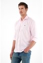 Camisa Rosada Manga Larga Para Hombre de Tennis