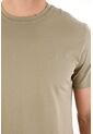 Tennis Camiseta Manga Corta Con Raqueta Bordada Verde Para Hombre de Tennis