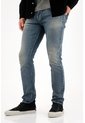 Tennis Jean Nudy De Tiro Medio Azul Para Hombre de Tennis