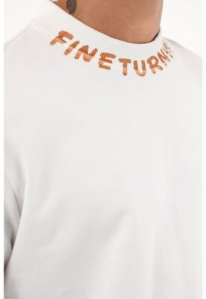 Buzo Blanco De Cuello Redondo Para Hombre