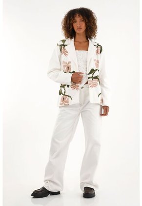 Tennis Chaqueta Larga Estampada Para Mujer