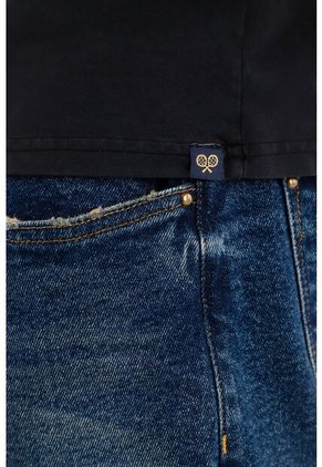 Tennis Camiseta Negra Manga Corta Para Hombre