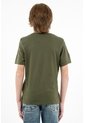 Camiseta Verde Cuello Redondo Para Niño de Tennis