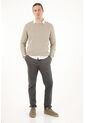 Tennis Buzo Gris Cuello Redondo Tejido Para Hombre de Tennis