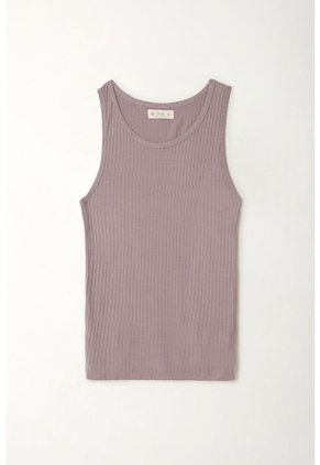 Tennis Camiseta Manga Sisa Gris Con Detalle Fruncido Para Mujer