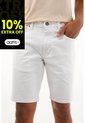 Tennis Bermuda Nudy Blanca Para Hombre de Tennis