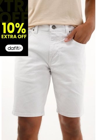 Tennis Bermuda Nudy Blanca Para Hombre Tennis