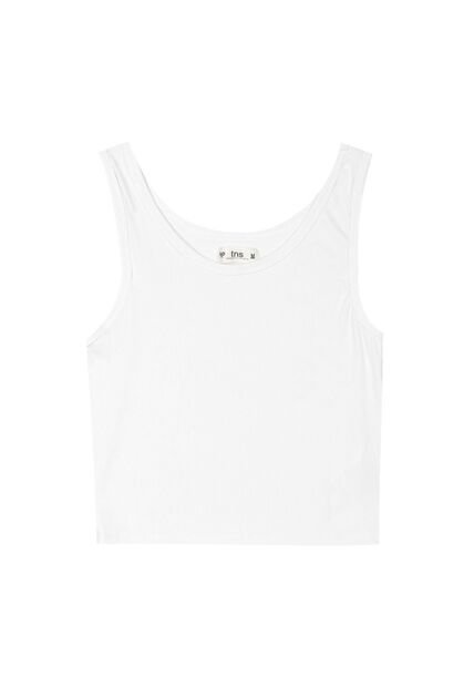 Tennis Camiseta Blanca Ajustada Para Mujer