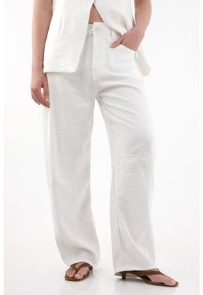 Tennis Pantalón Horseshoe En Twill Pesado Crudo Para Mujer