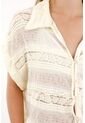 Tennis Camisa Boxy Fit Con Textura Crudo Para Mujer de Tennis