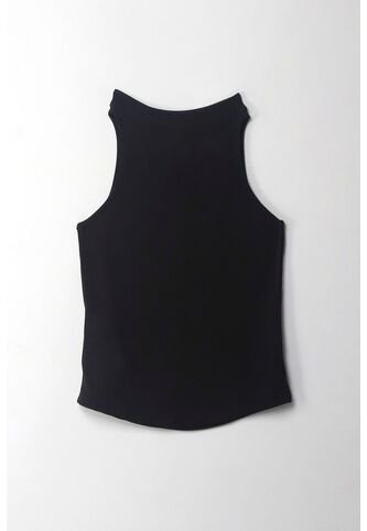 Tennis Camiseta En Tela Tejida Con Brillo Negra Para Mujer Tennis