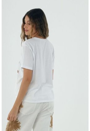 Tshirt Para Mujer Tennis, Fondo Entero Y Con Estampado De Make It Happen