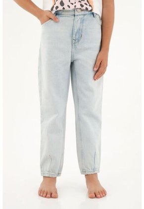 Jean Para Nina Tennis, Jeans Moda Plano Pesado Cintura Resortada