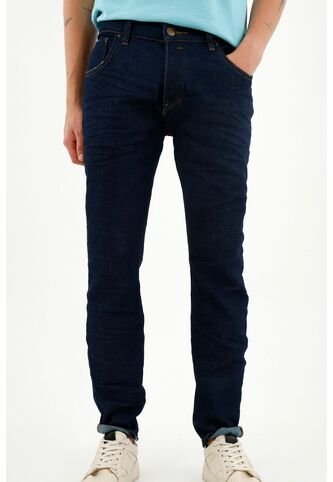 Tennis Jean Cinco Bolsillos Skinny Azul Para Hombre Tennis