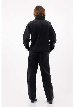 Tennis Jeans Horseshoe Con Costura En Rodilla En Denim Para Mujer