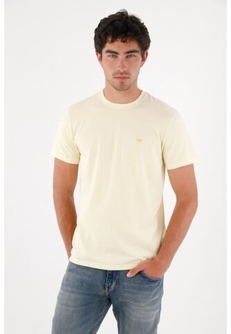 Tennis Camiseta Con Mini Raqueta Amarilla Para Hombre Tennis
